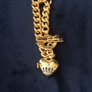 Juicy Couture Heart Charm toggle bracelet